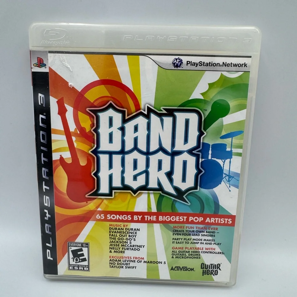 Band Hero PS3 2009 CIB Tested Taylor Swift Music‎ Game